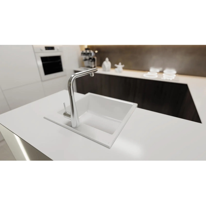 Deante BRE_075M - Rubinetto lavello con doccetta estraibile ERIDAN cromo lucido