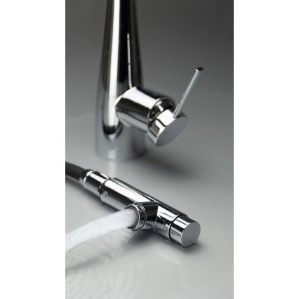 Deante BRE_075M - Rubinetto lavello con doccetta estraibile ERIDAN cromo lucido