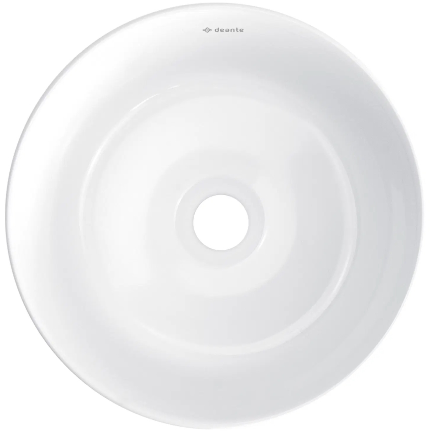Deante CDJ_6U2S - Aufsatzwaschbecken JASMIN d 28 cm Keramik/weiß