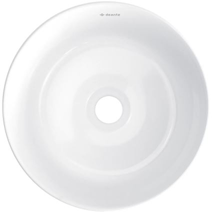Deante CDJ_6U2S - Lavandino da appoggio JASMIN diametro 28 cm ceramiche/bianco