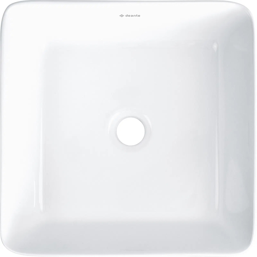 Deante CDJ_6U3S - Vasque à poser JASMIN 34,5x34,5 cm céramique/blanc