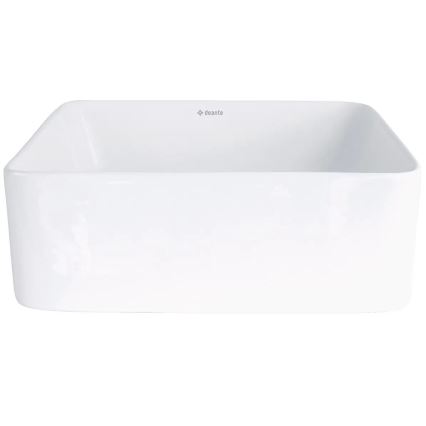 Deante CDJ_6U3S - Vasque à poser JASMIN 34,5x34,5 cm céramique/blanc