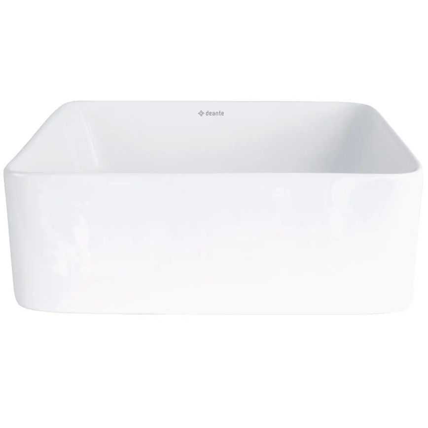 Deante CDJ_6U3S - Vasque à poser JASMIN 34,5x34,5 cm céramique/blanc
