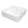 Deante CGS_6U4B - Lavabo da appoggio con foro SQUARE 42x42 cm ceramica/bianco