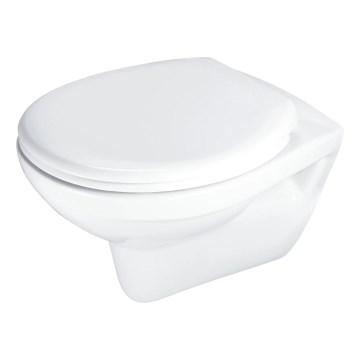 Deante CMOD6SPW - Wand-WC mit Toilettensitz BORO Keramik/weiß
