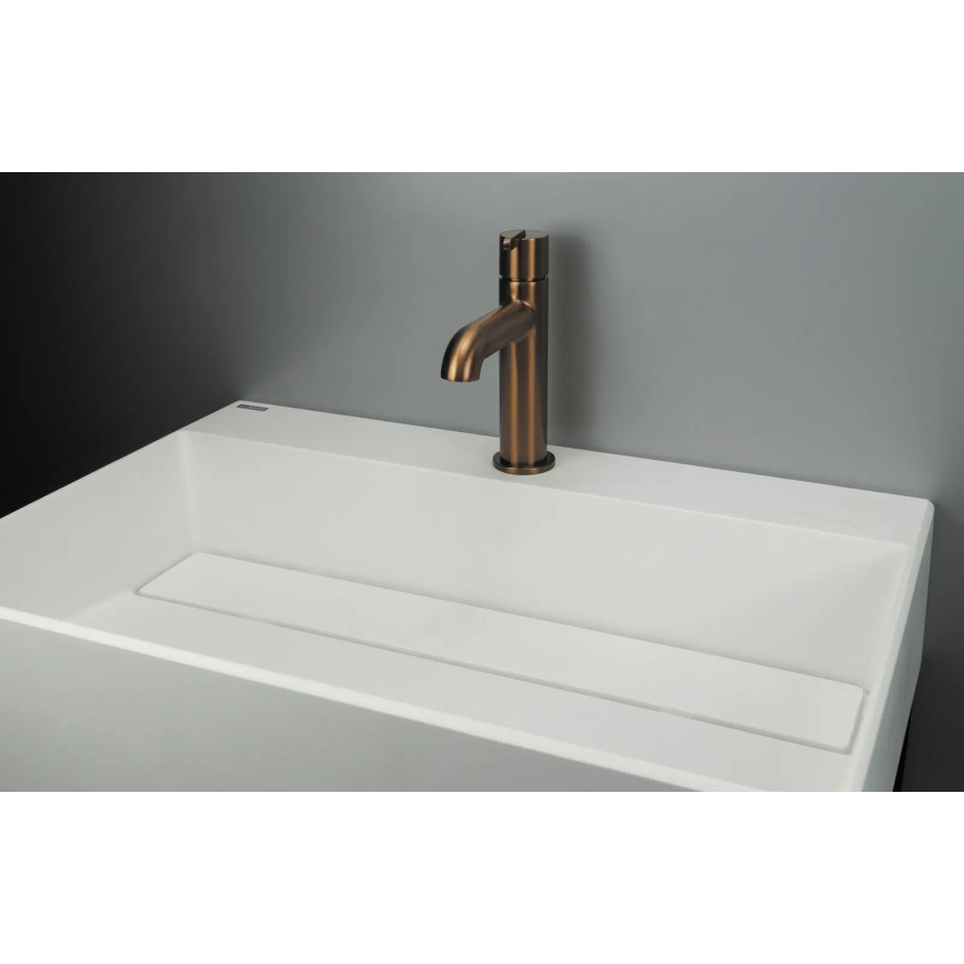Deante CQR_AU6M - Lavabo à poser CORREO 40 x 60 cm granit/albâtre