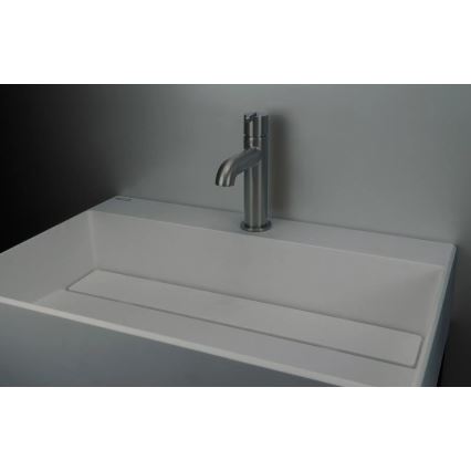 Deante CQR_SU6M - Lavabo da appoggio CORREO 40x60 cm granito/grigio metallico