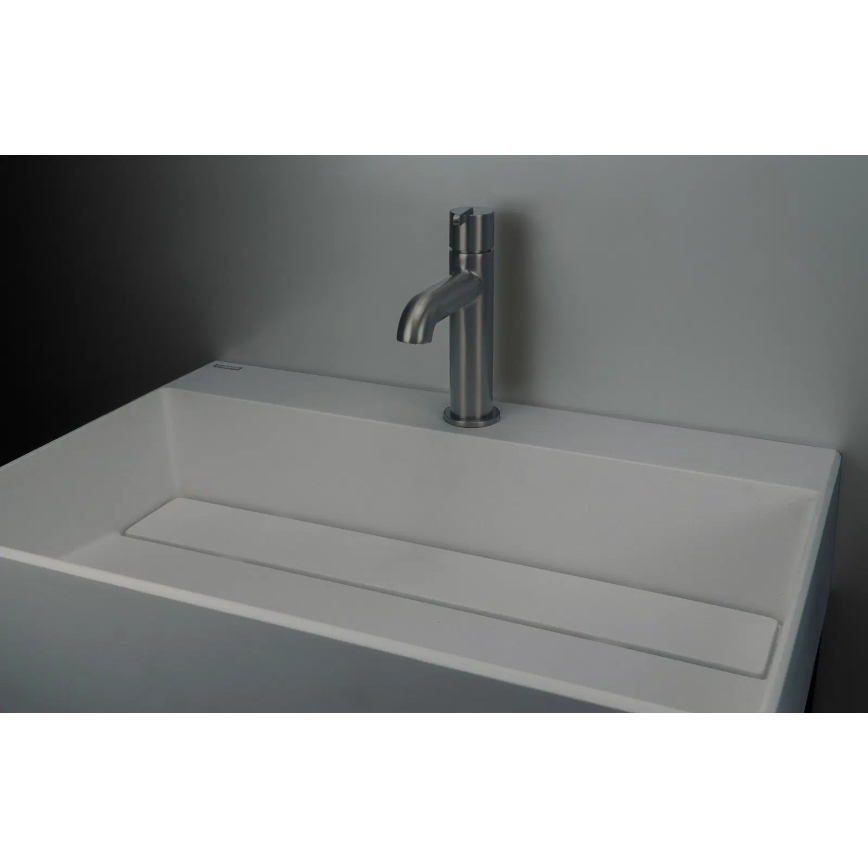 Deante CQR_SU6M - Lavandino da appoggio CORREO 40x60cm granito/grigio metallico