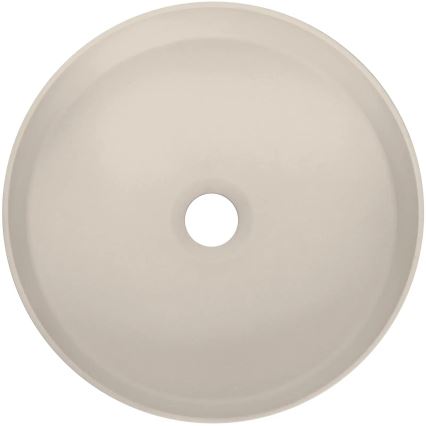 Deante CQS_5U4S - Lavandino da appoggio SILIA diametro 36 cm granito/beige