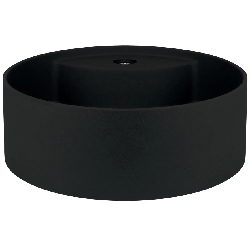 Deante CQS_NU4B - Vasque à poser SILIA avec percement pour robinet Ø 36 cm granite/noir