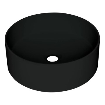 Deante CQS_NU4S - Vasque à poser SILIA Ø 36 cm granit/noir