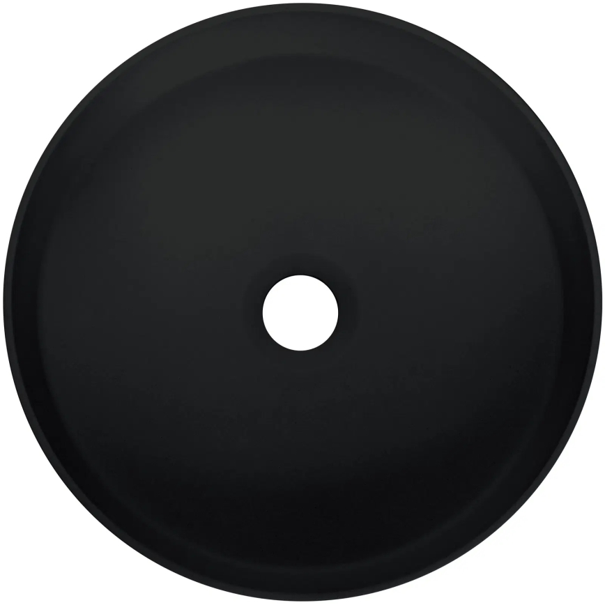 Deante CQS_NU4S - Vasque à poser SILIA Ø 36 cm granit/noir