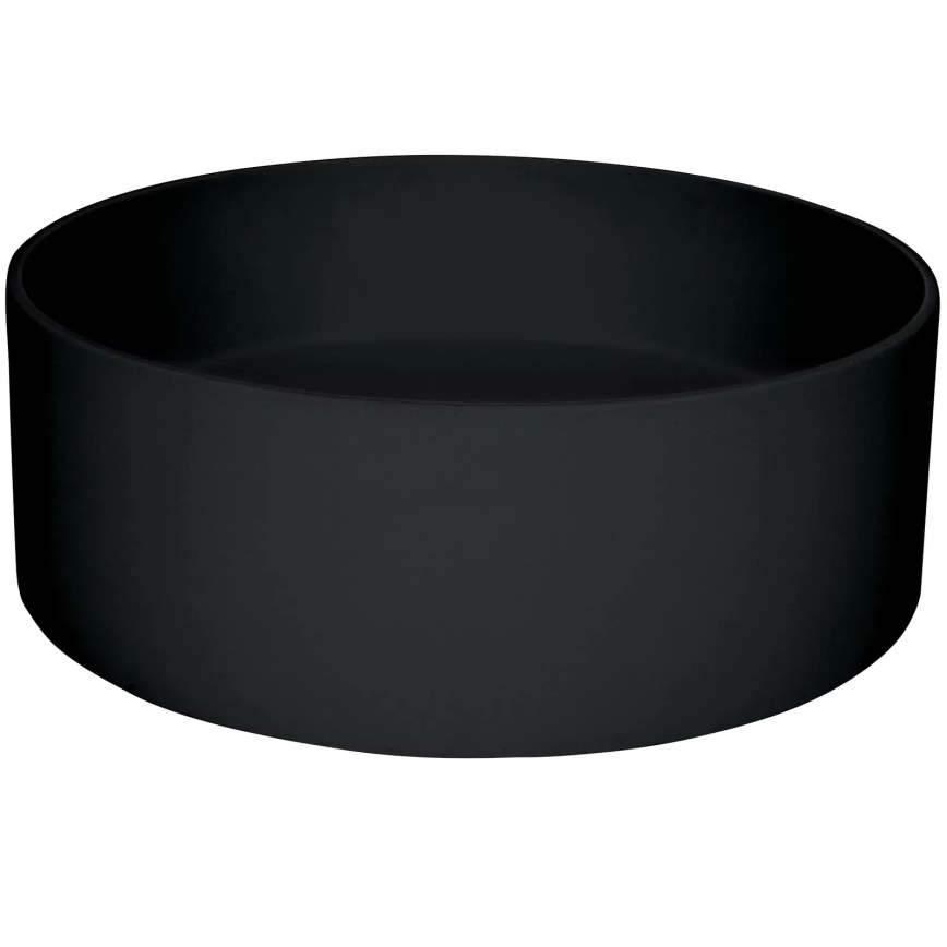 Deante CQS_NU4S - Vasque à poser SILIA Ø 36 cm granit/noir