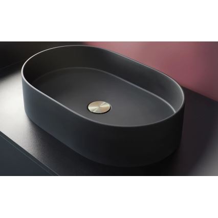 Deante CQS_NU6S - Vasque à poser SILIA 35x55 cm granit/noir