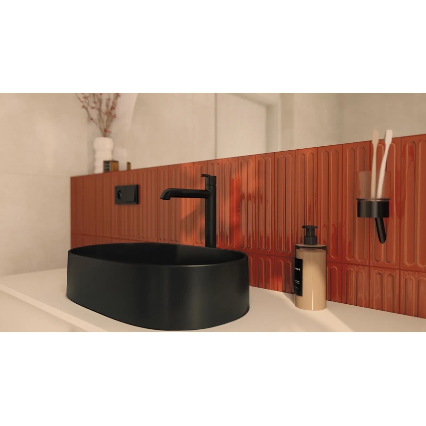 Deante CQS_NU6S - Vasque à poser SILIA 35x55 cm granit/noir