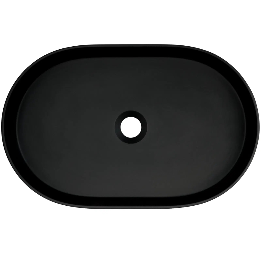 Deante CQS_NU6S - Vasque à poser SILIA 35x55 cm granit/noir