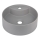 Deante CQS_SU4B - Lavabo à poser sur plan SILIA avec perçage pour robinet Ø 36 cm, granit/gris métallisé