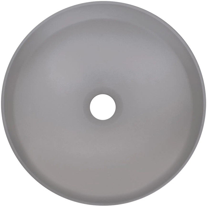 Deante CQS_SU4S - Vasque à poser SILIA Ø 36 cm granite/gris métallisé