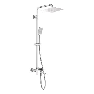 Deante NAC_01AM - Duschset mit Mischbatterie ALPINIA, glänzender Chrom