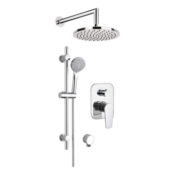 Deante NAC_09GA - Duschset mit Unterputzarmatur ALPINIA, Hochglanz-Chrom