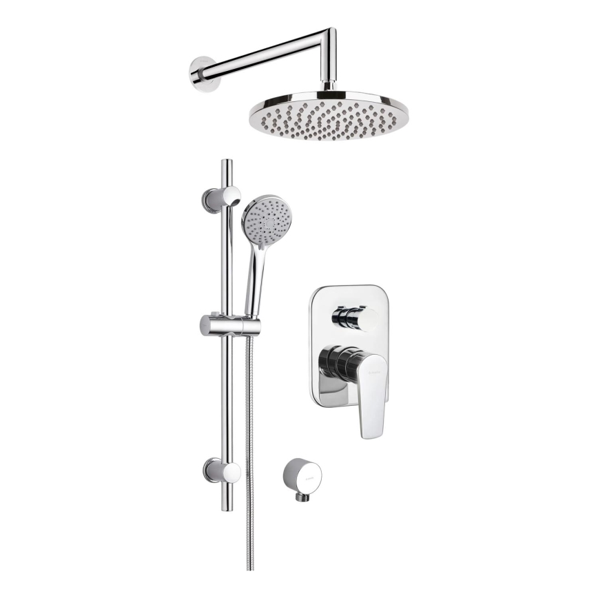 Deante NAC_09GA - Duschset mit Unterputzarmatur ALPINIA, Hochglanz-Chrom
