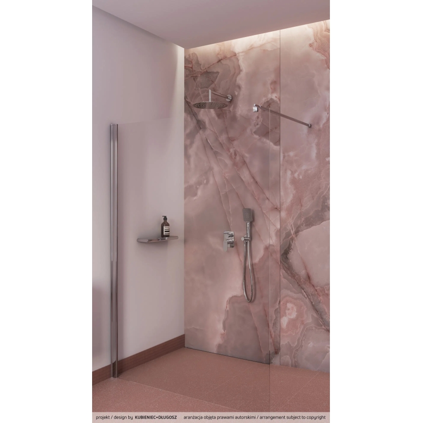 Deante NAC_09LP - Set doccia con miscelatore ad incasso ALPINIA cromo lucido