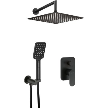 Deante NAC_N9LP - Set doccia con miscelatore da incasso ALPINIA nero