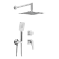 Deante NQL_09YK - Duschset mit Unterputz-Armatur BLUR, glänzender Chrom