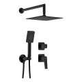 Deante NQL_N9YK - Duschset mit Unterputz-Armatur BLUR, schwarz