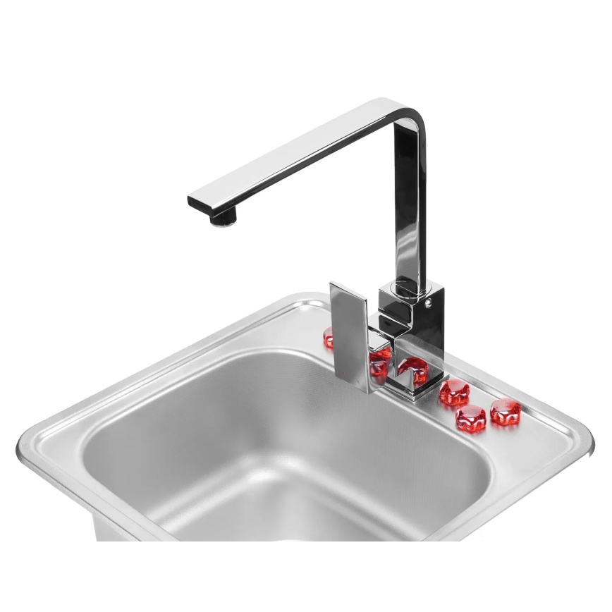 Deante ZEU_010A - Lavello della cucina TECHNO 40x50 cm raso