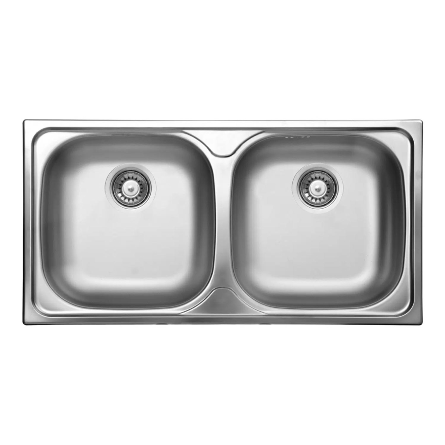 Deante ZEX_0203 - Lavello della cucina XYLO 43,5x78 cm raso