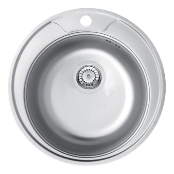 Deante ZHC_0813 - Lavello della cucina TWIST diametro 49 cm raso