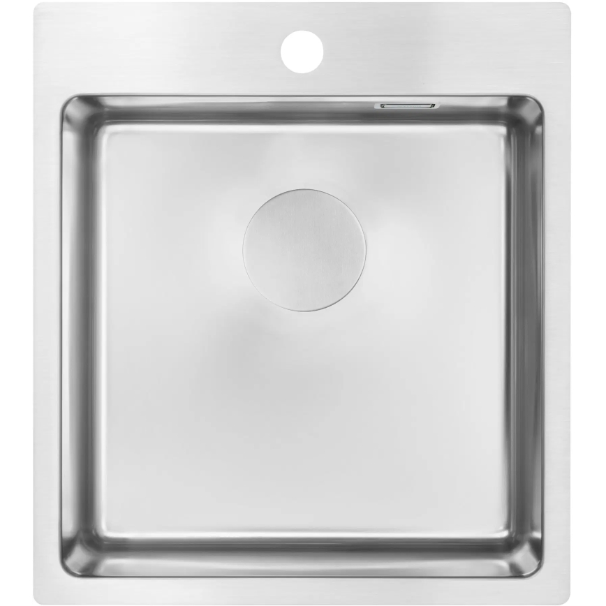 Deante ZPO_010A - Lavello della cucina OLFATO 50,5x45 cm pettinato acciaio