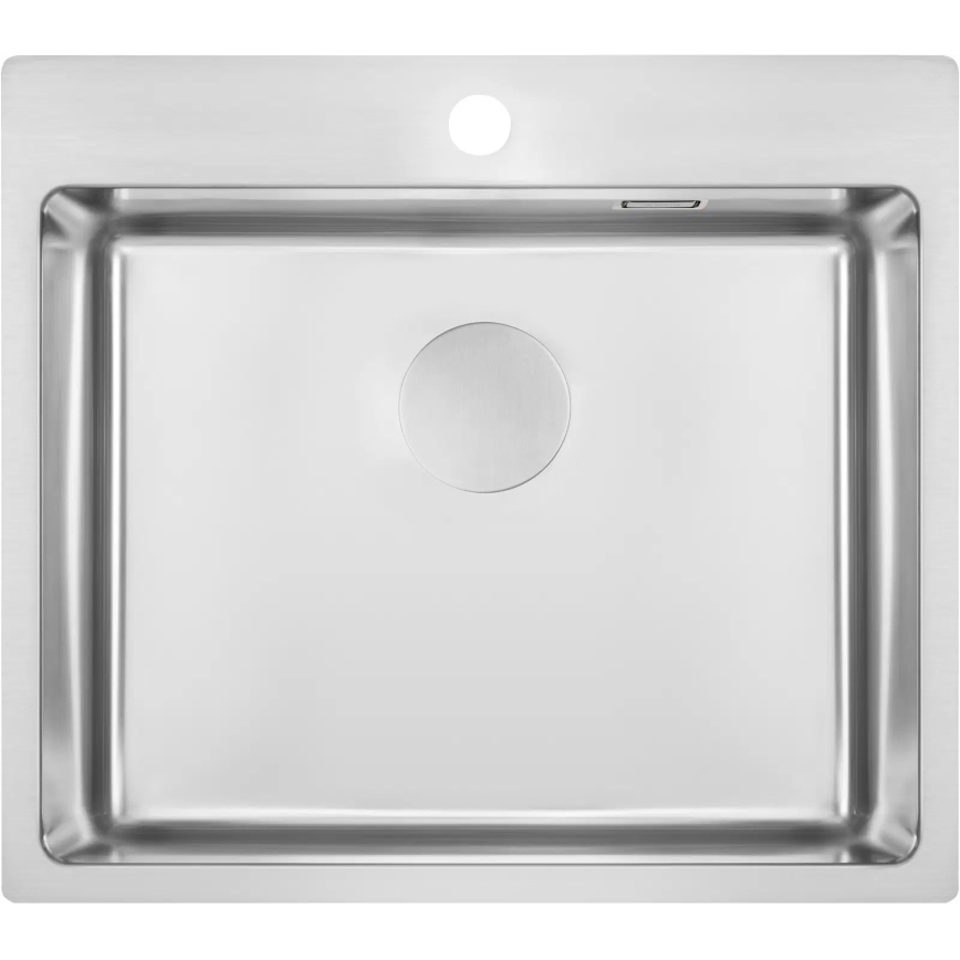 Deante ZPO_010B - Lavello della cucina OLFATO 50,5x55 cm pettinato acciaio