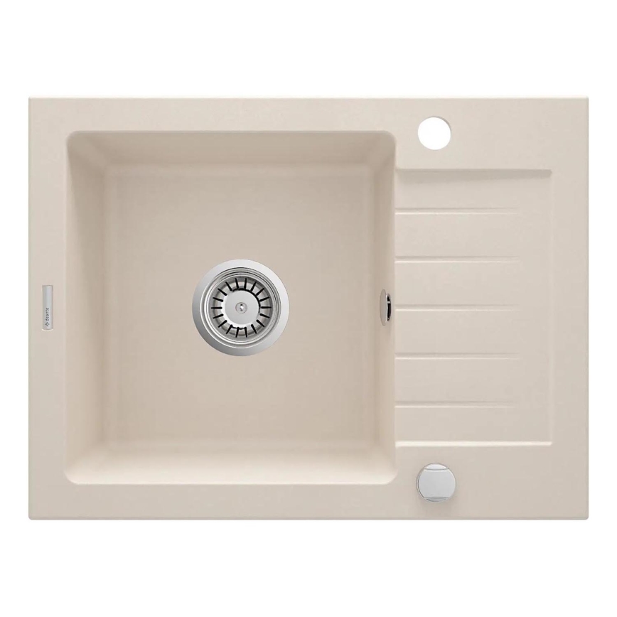 Deante ZQZ_511A - Lavello da cucina ZORBA 58x44 cm granito/beige