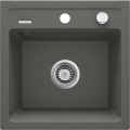 Deante ZQZ_T103 - Évier de cuisine ZORBA 44x44 cm granit/anthracite