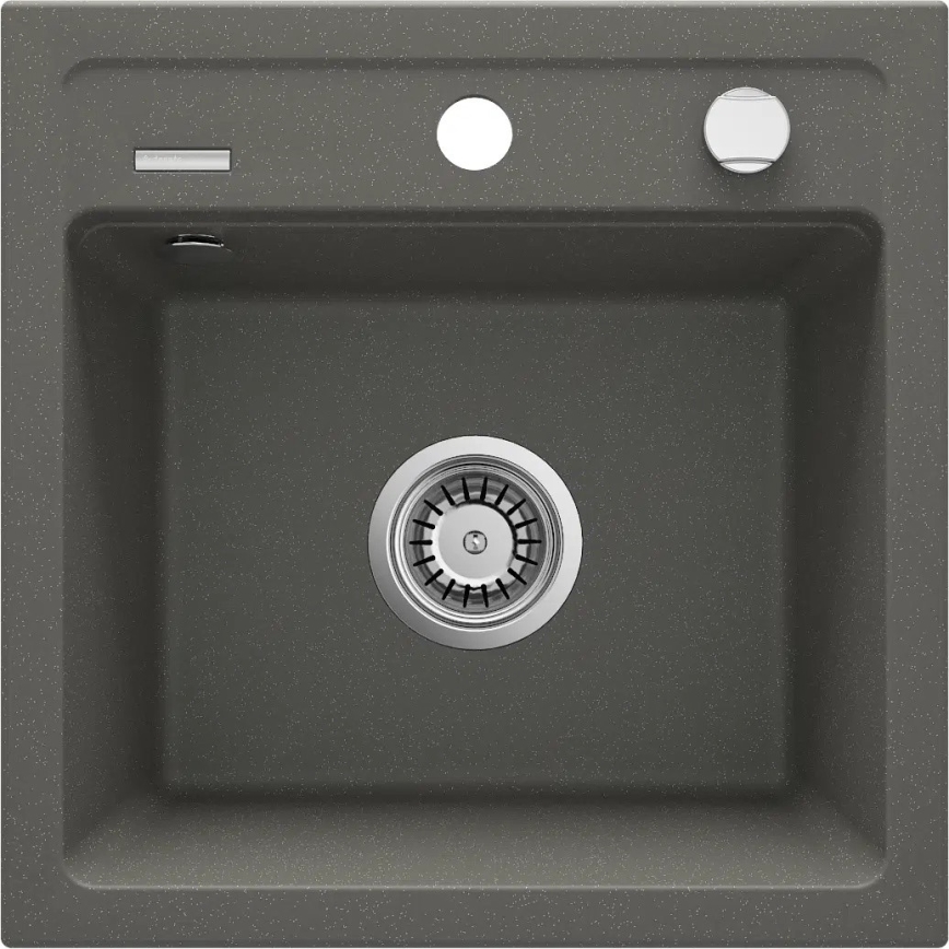 Deante ZQZ_T103 - Évier de cuisine ZORBA 44x44 cm granit/anthracite