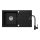 Deante ZQZVN113 - Lavello della cucina ZORBA 76x44 cm + rubinetto del lavello granito/nero