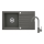Deante ZQZVT113 - Lavello della cucina ZORBA 76x44 cm + sink tap granito/metallico antracite
