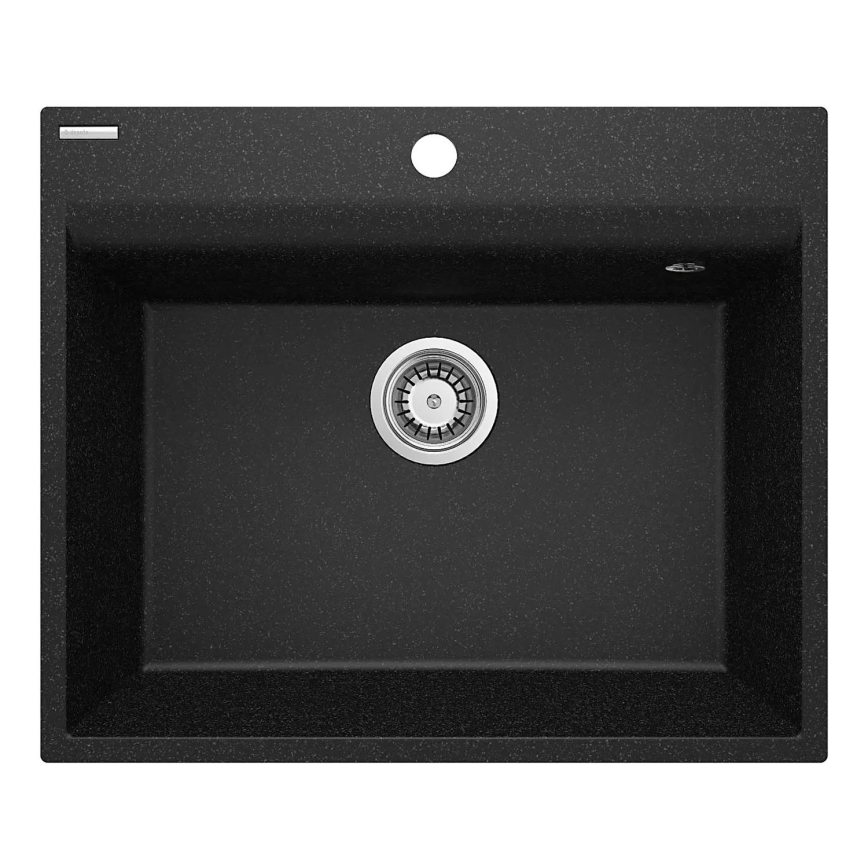 Deante ZRC_210A - Lavello della cucina CORIO 50x60 cm granito/grafite