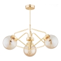 Deckenleuchte an Stange BARSUM 3xE14/10W/230V golden