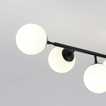 Deckenleuchte an Stange DORADO 8xE14/40W/230V schwarz