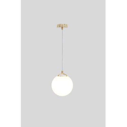 Deckenleuchte an Stange FIRA 1xE27/60W/230V golden