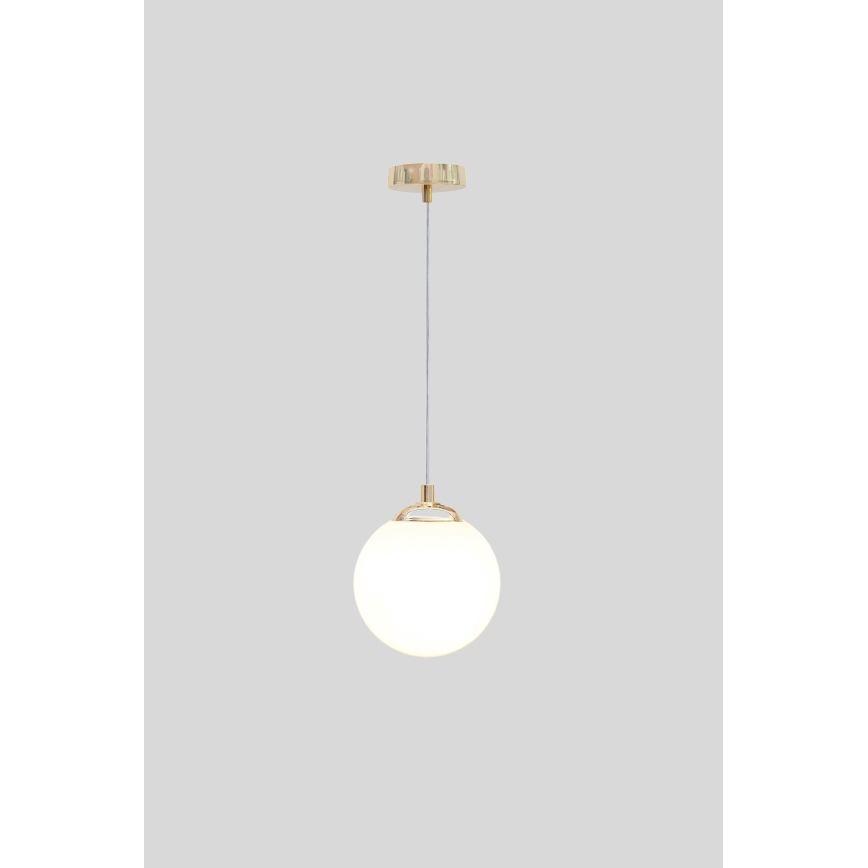 Deckenleuchte an Stange FIRA 1xE27/60W/230V golden