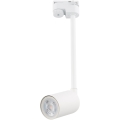 Deckenleuchte an Stange für 1-Phasen-Schienensystem TOP 1xGU10/10W/230V weiß