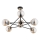 Deckenleuchte an Stange SAGITO 6xE14/10W/230V golden