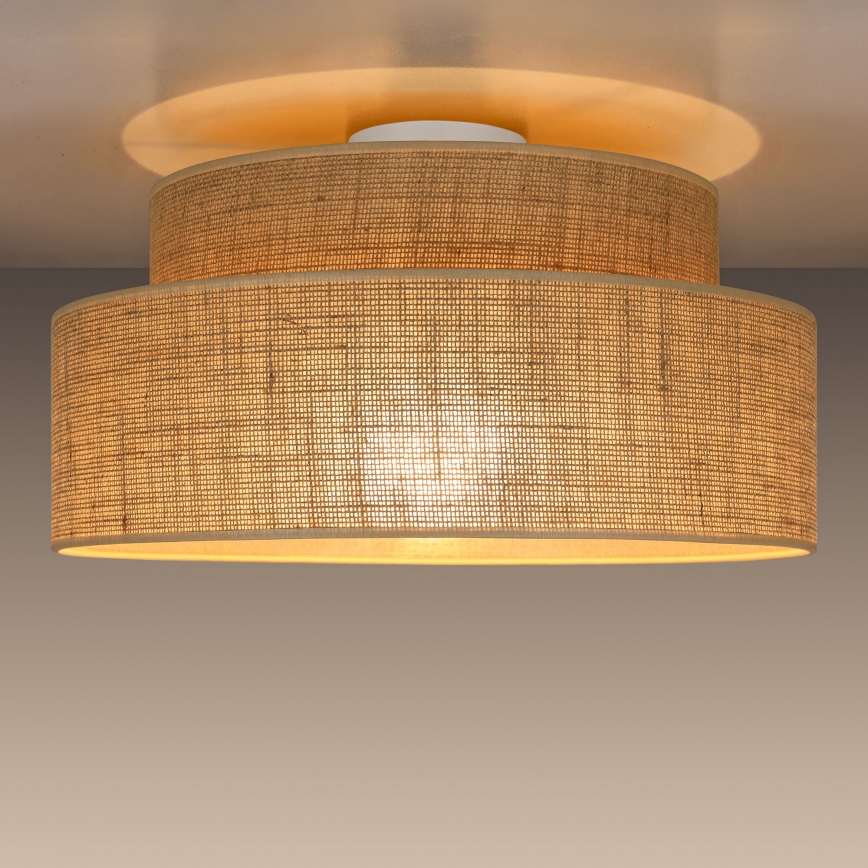 Deckenleuchte BOHO 1xE27/60W/230V beige