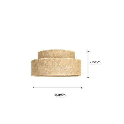 Deckenleuchte BOHO 1xE27/60W/230V beige