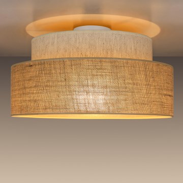 Deckenleuchte BOHO 1xE27/60W/230V cremefarben/beige