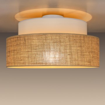 Deckenleuchte BOHO 1xE27/60W/230V weiß/beige